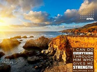 April Philippians Desktop Calendar Monthly Calendars