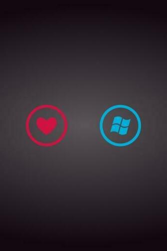 I Love Windows Phone iPhone Wallpaper