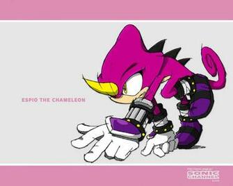 Espio The Chameleon Wallpaper By Bloomsama