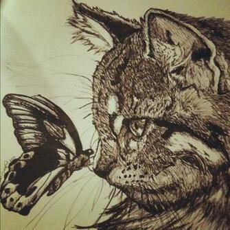 Pen And Ink Cat By Taters7
