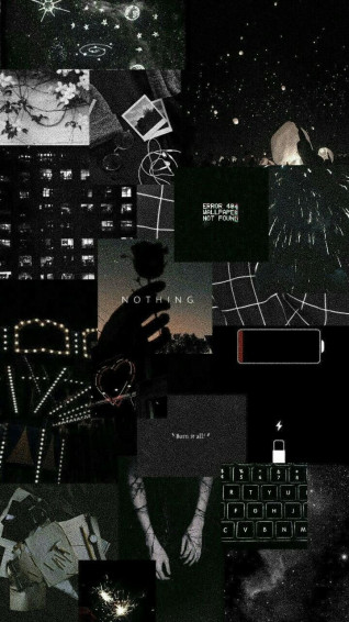 Cute Aesthetic Black Laptop Wallpaper Mobcup
