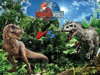 Jurassic World T Rex Vs Indominus By Amazingspideyfan86 On
