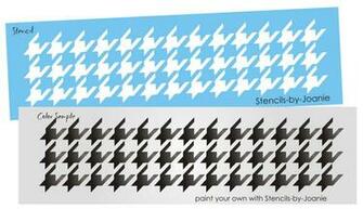 Houndstooth Check Country Shabby Texture Design Background
