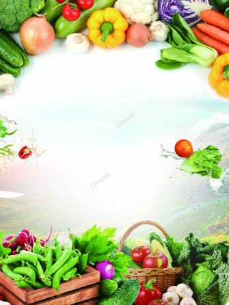Vintage Vegetable Wallpaper