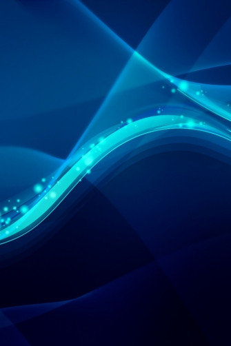 Blue Abstract Wave iPhone HD Wallpaper
