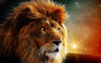 Lion Wallpaper HD Digital Art Animal