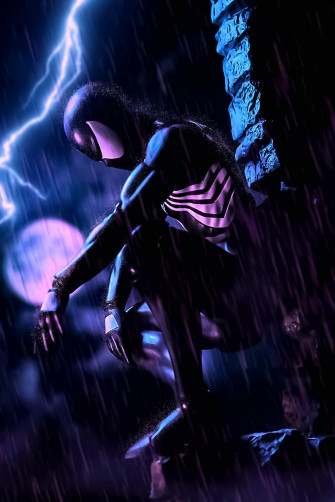 Recreated That Spider Man Poster With My Mafex Symbiote