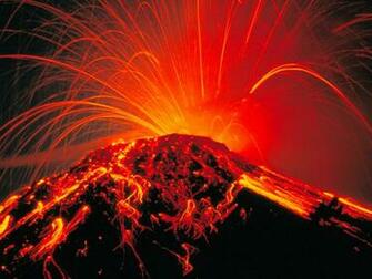 Volcano HD Wallpaper Background