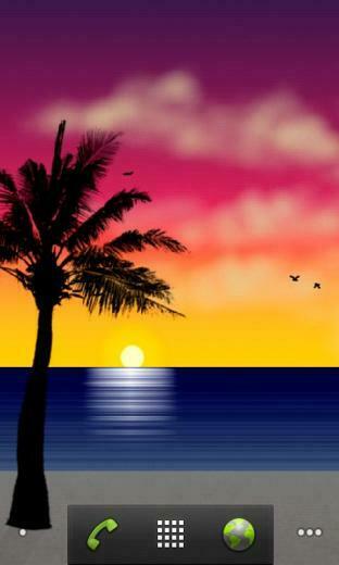 Live Wallpaper Is A Beautiful Animated Featuring Beach