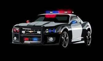 Best Camaro Black Police Car Wallpaper New