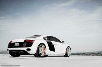 Wallpaper Audi R8 White Desktop In The