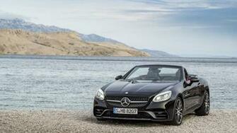 Mercedes Amg Slc On The Lake Side Wallpaper Car