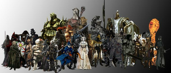 Dark Souls Main Characters By Giovannimicarelli