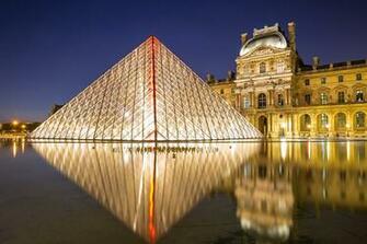 Desktop Wallpaper Paris France Museum Louvre Pyramid