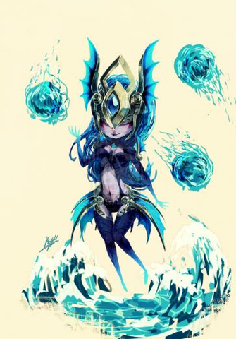 Atlantean Syndra Chibi By Lunaroyak