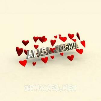 Pre Of In Love For Name Alisa Joshua