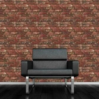 Home Shop By Brand Fine Decor Rustic Red Brick Wallpaper
