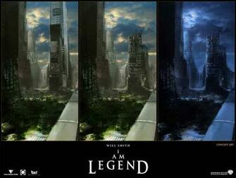 I Am Legend Movie City Wallpaper Horror Movies