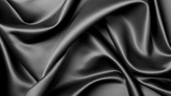 Texture Black Silk Fabric Cloth Background