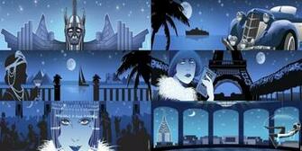 International Art Deco Wallpaper