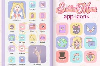 Sailor Moon Aesthetic App Icons Ios Pastel