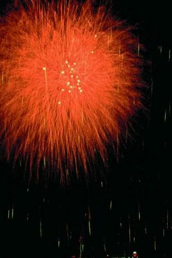 Wallpaper Background Festive Fireworks Festival Display