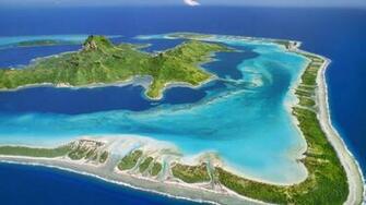 Tropical Paradise Desert Island Polynesia Hq Wallpaper
