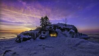 Wallpaper North Shore Minnesota Usa Sunset Desktop