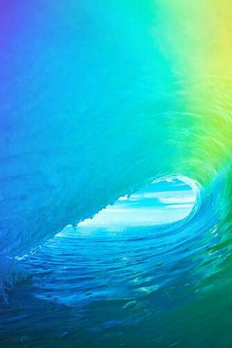 Ios Default Wallpaper Ios9 Nature Wave iPhone