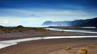 New Zealand Autumn Beach Wallpaper