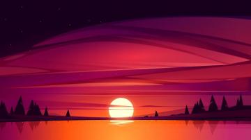 Rising Sun X R Wallpaper