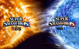 Super Smash Bros Wii U 3ds Logo Wallpaper By Thewolfbunny On