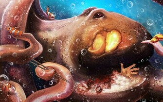 Giant Octopus Wallpaper