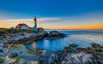 Large Portland Wallpaper Notebook