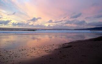 Calm Beach Widescreen Wallpaper