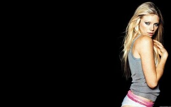 Women Peta Wilson Black Background Wallpaper