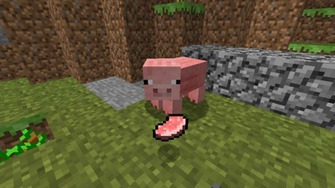 Minecraft Baby Pig Wallpaper