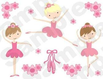 Ballerina Wall Border Decals Baby Girl Nursery Kids Room Wallpaper