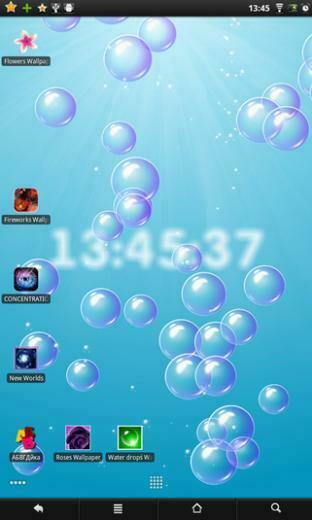 Bubbles Live Wallpaper Android