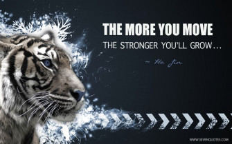 The More You Move Tiger Wallpaper Art Leopard