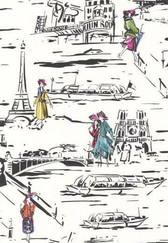 La Parisienne By Manuel Canovas Noir Blanc