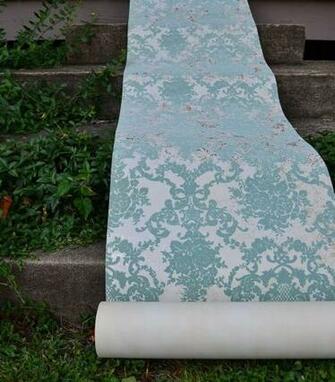 Tiffany Blue Damask Wallpaper Vintage And