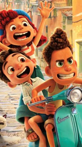Luca Animated Movie 4k Phone iPhone Wallpaper 7600a