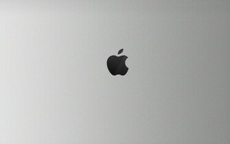 Apple Black And White HD Wallpaper For Mac