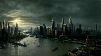 Architecture Bridges Buildings Artwork Cities Wallpaper Background