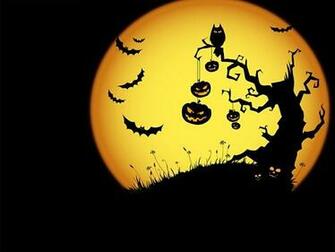 Jack O Lantern Wallpaper Moon Desktop