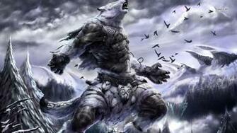 Werewolf Warrior Computer Wallpaper Desktop Background