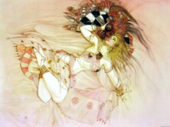 Yoshitaka Amano Wallpaper Elements Air Minitokyo
