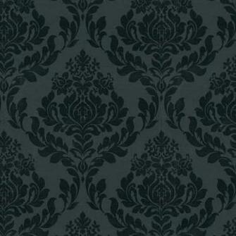 HD Cream Wallpaper Black Damask