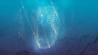 Abstract Typography Wallpaper Seahorse Digital Revolutions